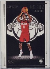 Jae'Sean Tate 2020-21 Panini Noir Rookies Icon Edition #186 SP /99 RC