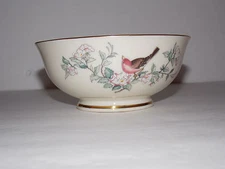 LENOX All-Purpose Round Bowl - Bird Design - "SERENADE" Pattern