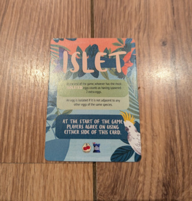 Islet - 2Tomatoes Games x Dice Tower - Promokarte