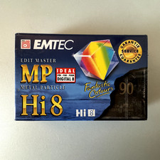 EMTEC Edit Master MP 90 min Hi8 digitale 8 cassette nastro per videocamera videocamera