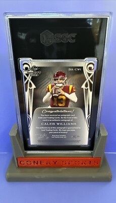 2023 Leaf Trinity Caleb Williams AUTOGRAPH ROOKIE Plat-Spectrum