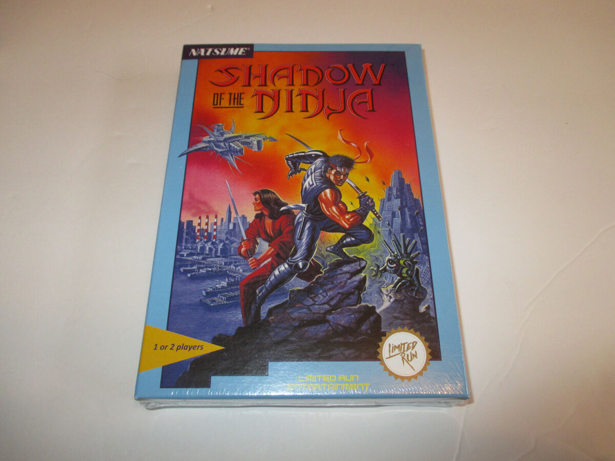 Shadow of the Ninja NES Limited Run Game Brand New Sealed In Hand