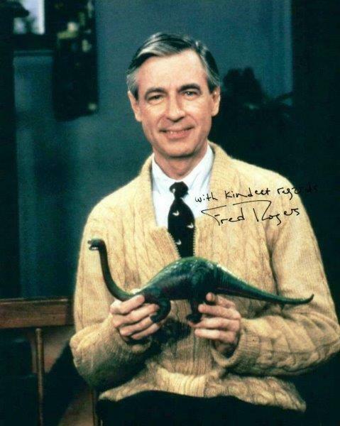 REPRINT - MR. ROGERS NEIGHBORHOOD Fred Autographed Signed 8 x 10 Photo Poster RP