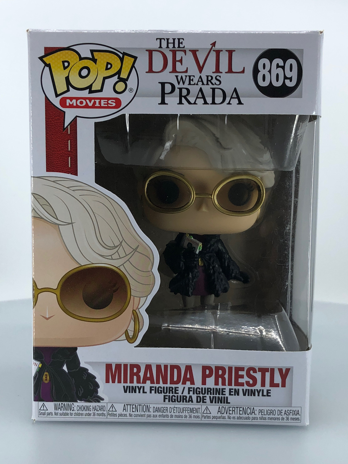 En Oferta Funko Pop! Figura De Vinilo Prada Miranda Priestly #869 De Películas Dañada