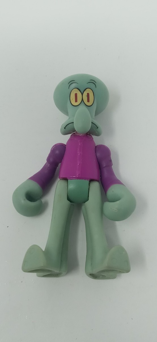 Squidward in pajamas figure from Spongebob Squarepants 2013 Mattel