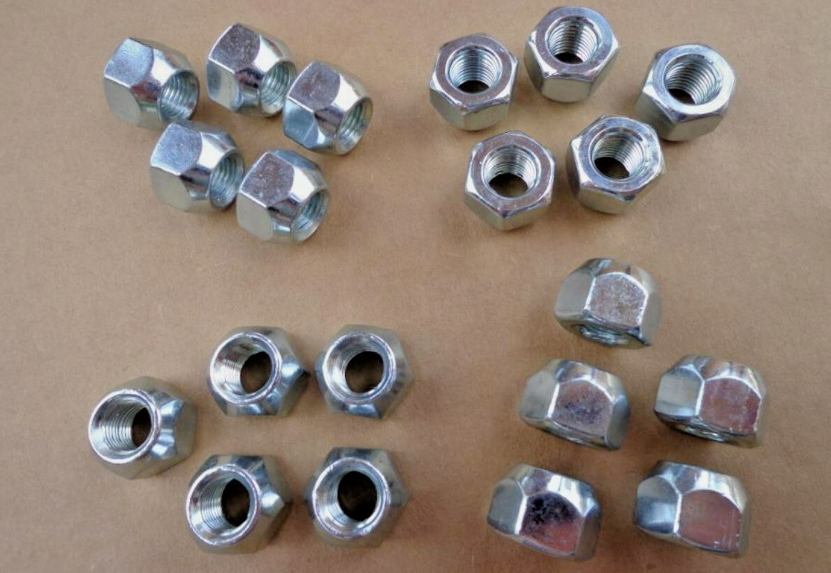 (20pcs) WHEEL LUG NUTS! FOR CLASSIC OLDSMOBILE CHEVY PONTIAC BUICK CADILLAC ETC