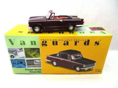 Corgi Vanguards Triumph Herald Convertible Damson VA07400 UK
