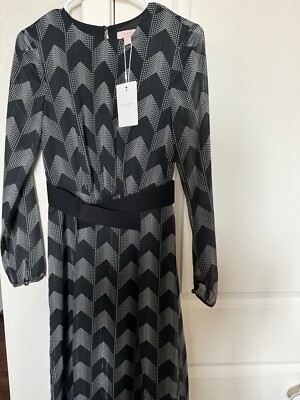 knee length dresses for ladies Ted Baker Debbix Long Sleeve Midi Dress With Frill main image 1