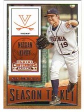 2015 Panini Contenders Baseball Season Ticket #73 Nathan Kirby 