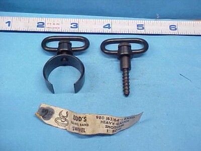 Judd's Shotgun Barrel Sling Swivel Set  1'' Bow NOS