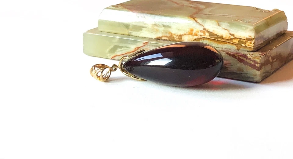 Colgante ámbar báltico natural Foto 4 de 4