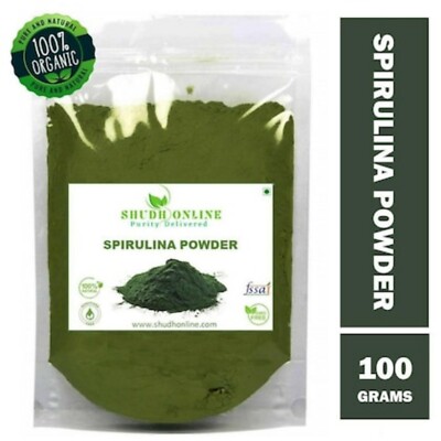 Shudh Online Spirulina Powder, 100 g [Immunity, Health Supplement, Detox.