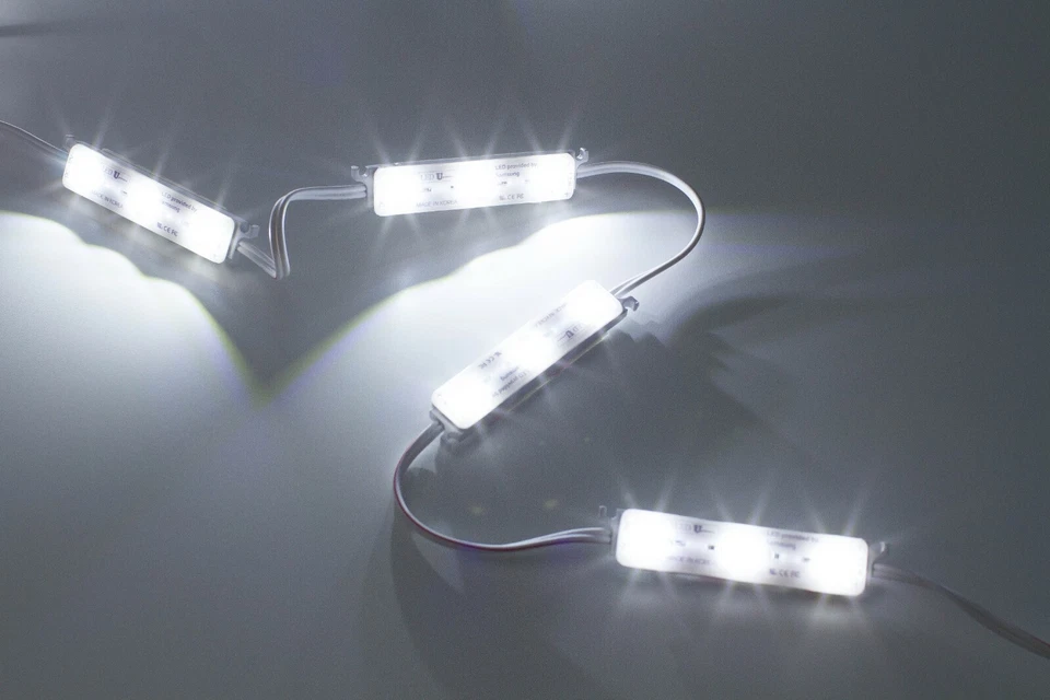 ACTUALIZACIONES LUZ LED FRONTAL más brillante 25 pies 50 pies 75 pies Chip Samsung + UL POWER Foto 4 de 4