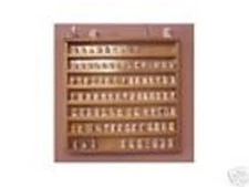 oak 100 thimble display case plexiglass front