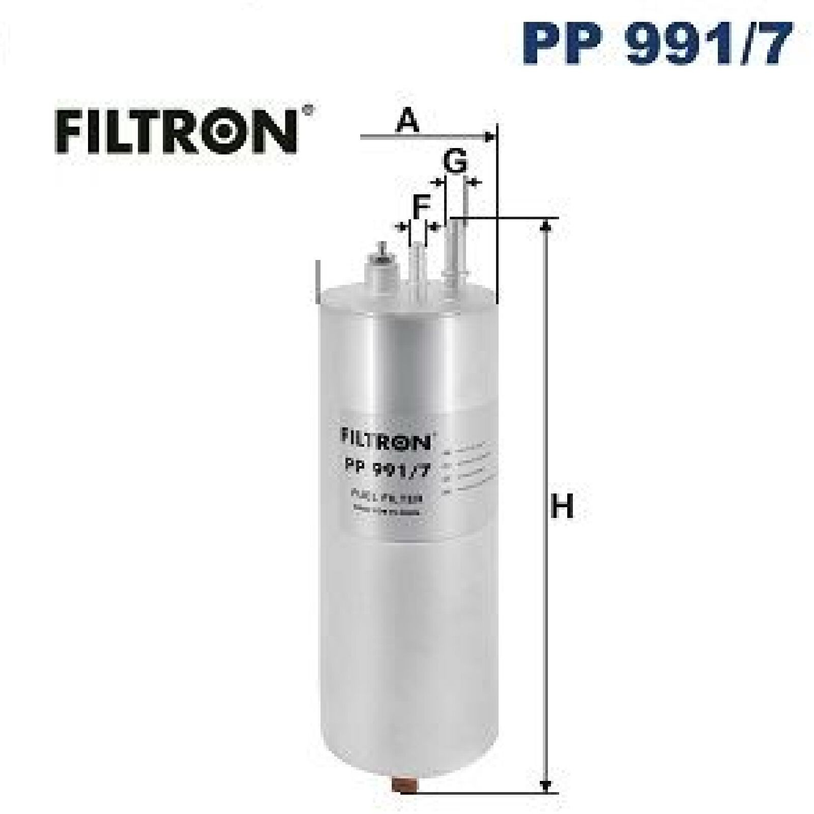 FILTRON PP991/7 Kraftstofffilter Kraftstoffilter für VW