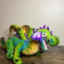 Melissa and  Doug 40" Dragon Giant Large Plush Animal Stuffed Wired Mythical