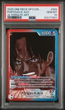 2025 ONE PIECE OP13-002 PORTGAS D. ACE ALTERNATE ART