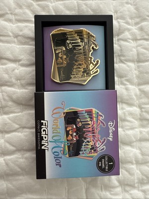 Disneyland World Of Color Figpin - Gold Chaser World Of Color