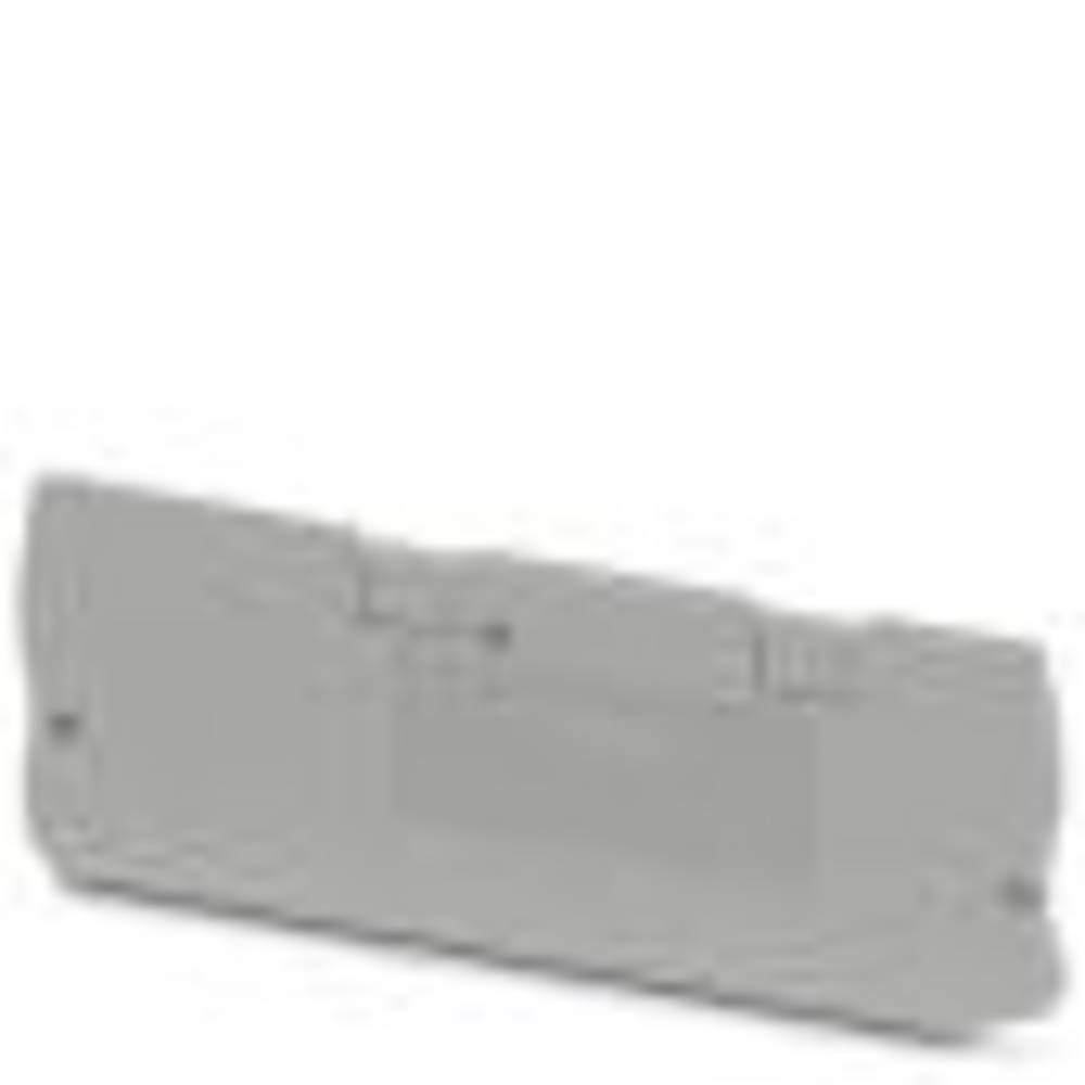 Phoenix Contact 3210202 flasque d'extrémité gris pour bloc de jonction, lot de 50