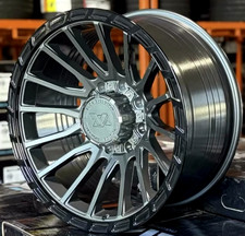 4x New 20x10 Evok Ev601 Wheels Gloss Gunmetal 8x170 Ford F250 F350 -19 Offset