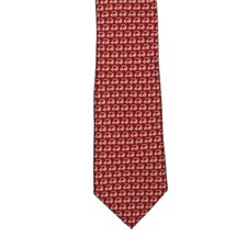 VINEYARD VINES Boys Silk Tie Red White Golf Cart Novelty Young Mens Necktie