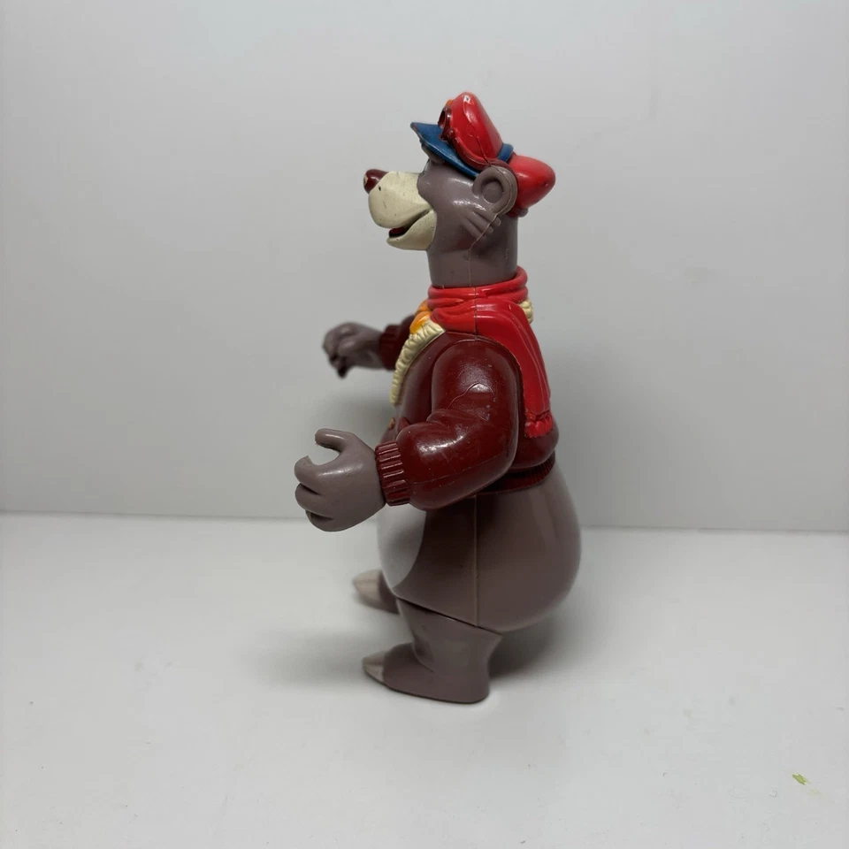 Figura de acción Talespin Baloo 1991 Disney Playmates casi 5" oso de juguete vintage Foto 2 de 4