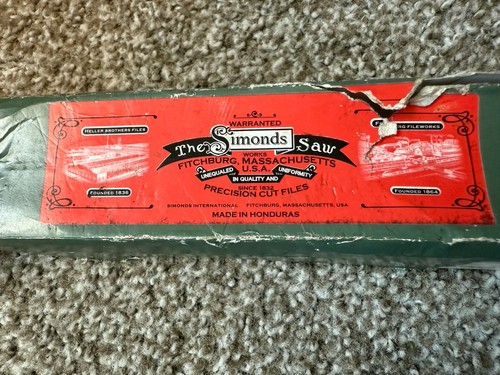 Simonds Industries 73232000 Flat Bastard File 8in - 12 Pack NEW - Picture 4 of 6