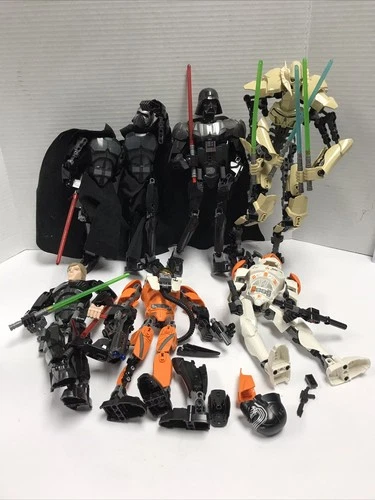 Lego Star Wars Buildable Bionicle Action Figure Set Lot of 7