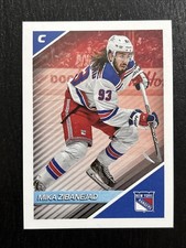 2024-25 Topps NHL Album Sticker #332 Mika Zibanejad - New York Rangers