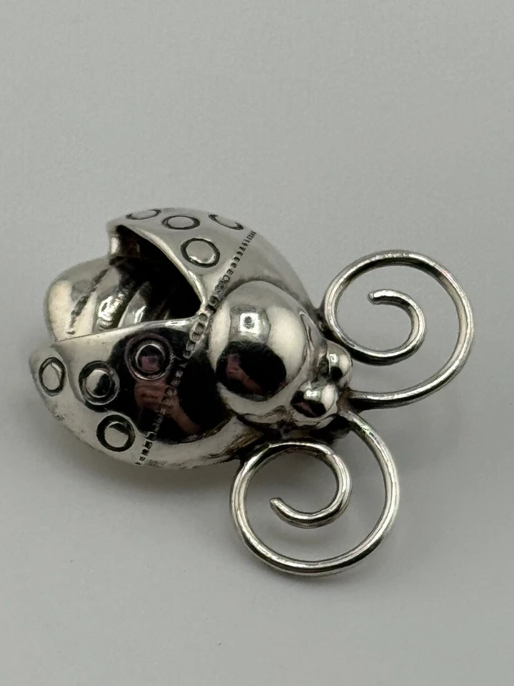 Broche prendedor Silpada plata esterlina Ladybug insecto insecto I1580 Foto 4 de 4