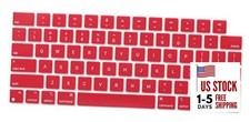 Keyboard Cover Compatible for 2026 Compatible with Macbook Pro 14/16 Wine Red