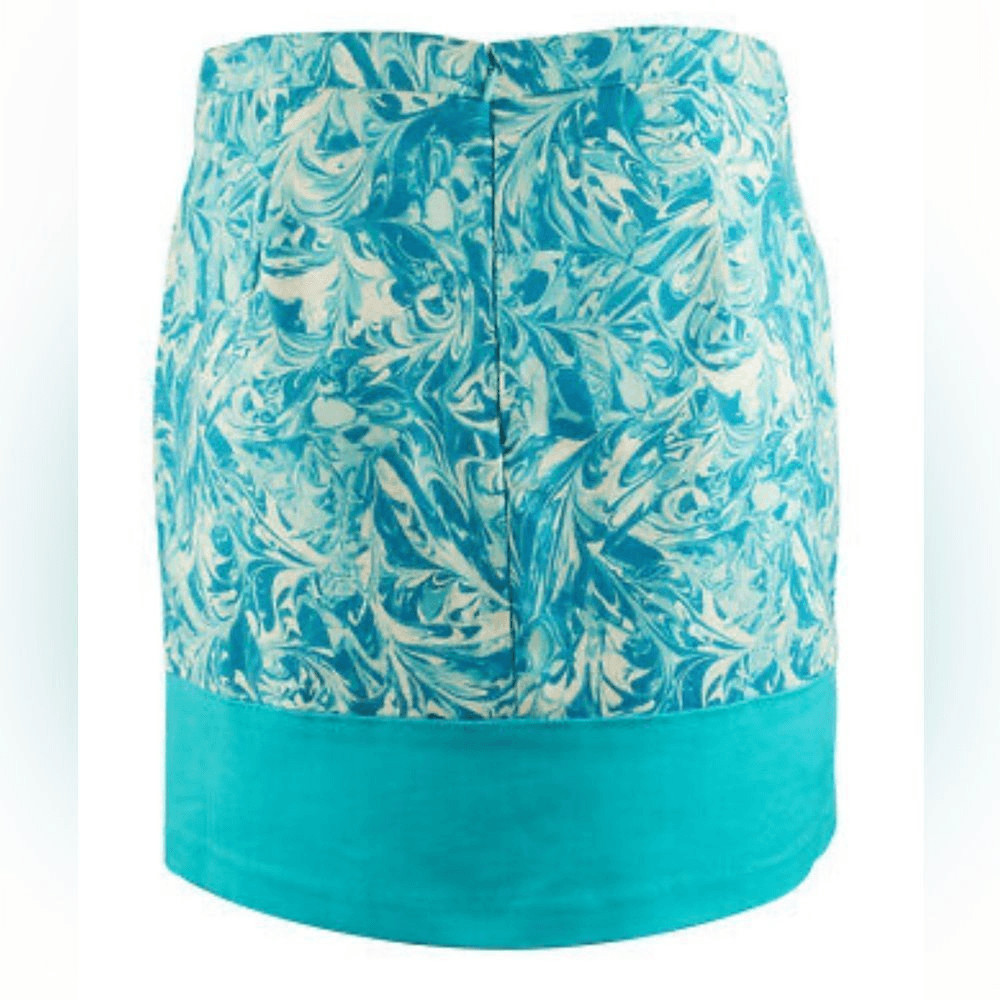 Michael Michael Kors turquoise patterned lined sk… - image 3