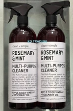 (2-Pk) CLEAN + SIMPLE ~ ROSEMARY MINT Kitchen Refresher Cleaner Odor Deodorizer