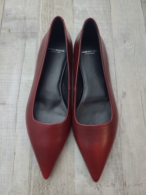 Vagabond Hermine Ballet Flats Women's Size EU-39 US-9 Shoes Red Pointed Toe