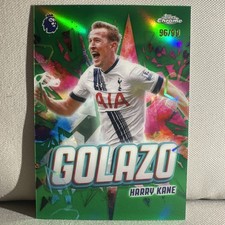 2025-26 Topps Chrome Premier League Harry Kane Golazo Green Refractor /99 #GZ-16