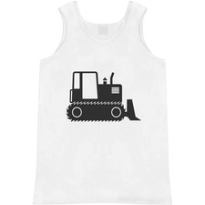 'Bulldozer Silhouette' Adult Vest / Tank Top AV062498 
