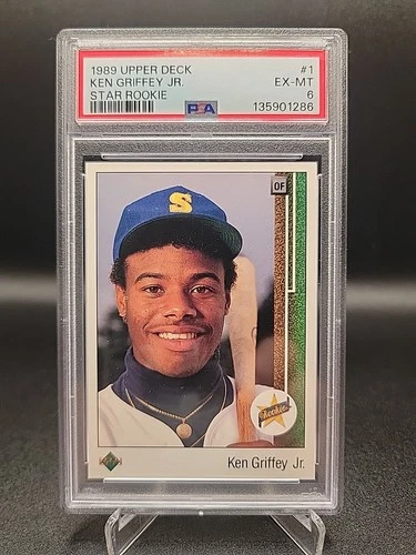 1989 Upper Deck Ken Griffey JR. #1 Star Rookie PSA 6