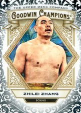 2025 Upper Deck Goodwin Champions ZHILEI ZHANG #12 BLACK GLOSSY BOXING