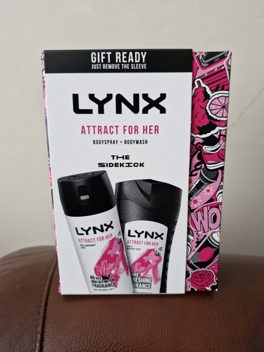 Lynx Attract For Her THE WINGWOMEN Body Spray & Body Wash Duo Gift Set