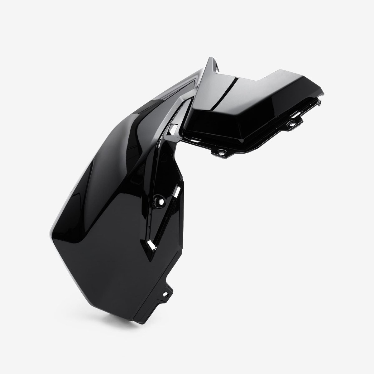 Front Right Panel Gloss Black Screw-on Easy Installation Painted Scooter ABS