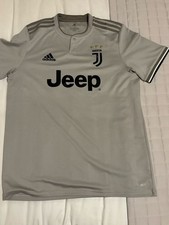 adidas Juventus Away Football Shirt Ronaldo 7 Grey Short Sleeve Adult size L