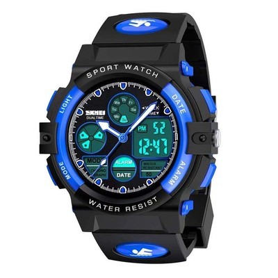 Kids Watches Boys for 5-12 Year Old, Analog-Digital Sports Waterproof Watch, ...