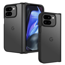 Bentoben For Google Pixel 9 Pro Fold Case Translucent Matte Reveal Logo Slim