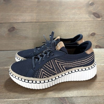 skechers wilshire blvd bellevue womens size 6.5 shoes blue comfort sneakers