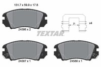Textar Textar BremsbelÄGe Vorne Hyundai Sonata V (Nf) 2.4 + KIA Magentis (Mg) 2.