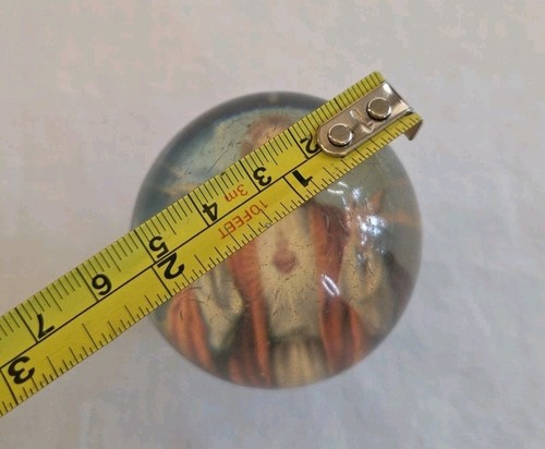 VTG Shifter Knob Lucite BLUE BASE Sacred Heart Jesus Rat Fink Hot Rat Rod - Picture 11 of 14
