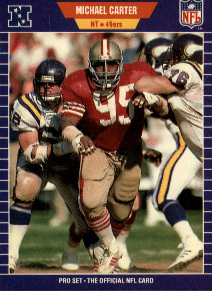 1989 Pro Set #370 Michael Carter - FB