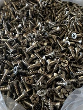 #8 Phillips Flat Head Self Tapping Sheet Metal Screws Stainless Steel All Sizes