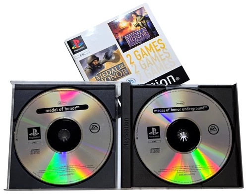 Medal Of Honor/Underground Double Pack PS1 PS2 PS3 PAL *No Cover Art*