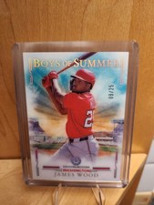 2025 Panini Boys of Summer - James Wood #87 Holo Silver /75 Washington Nationals